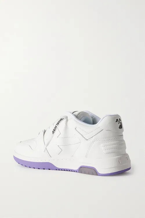 Off-White Out of Office For Walking Purple Sneakers – Luxury Streetwear Trainers