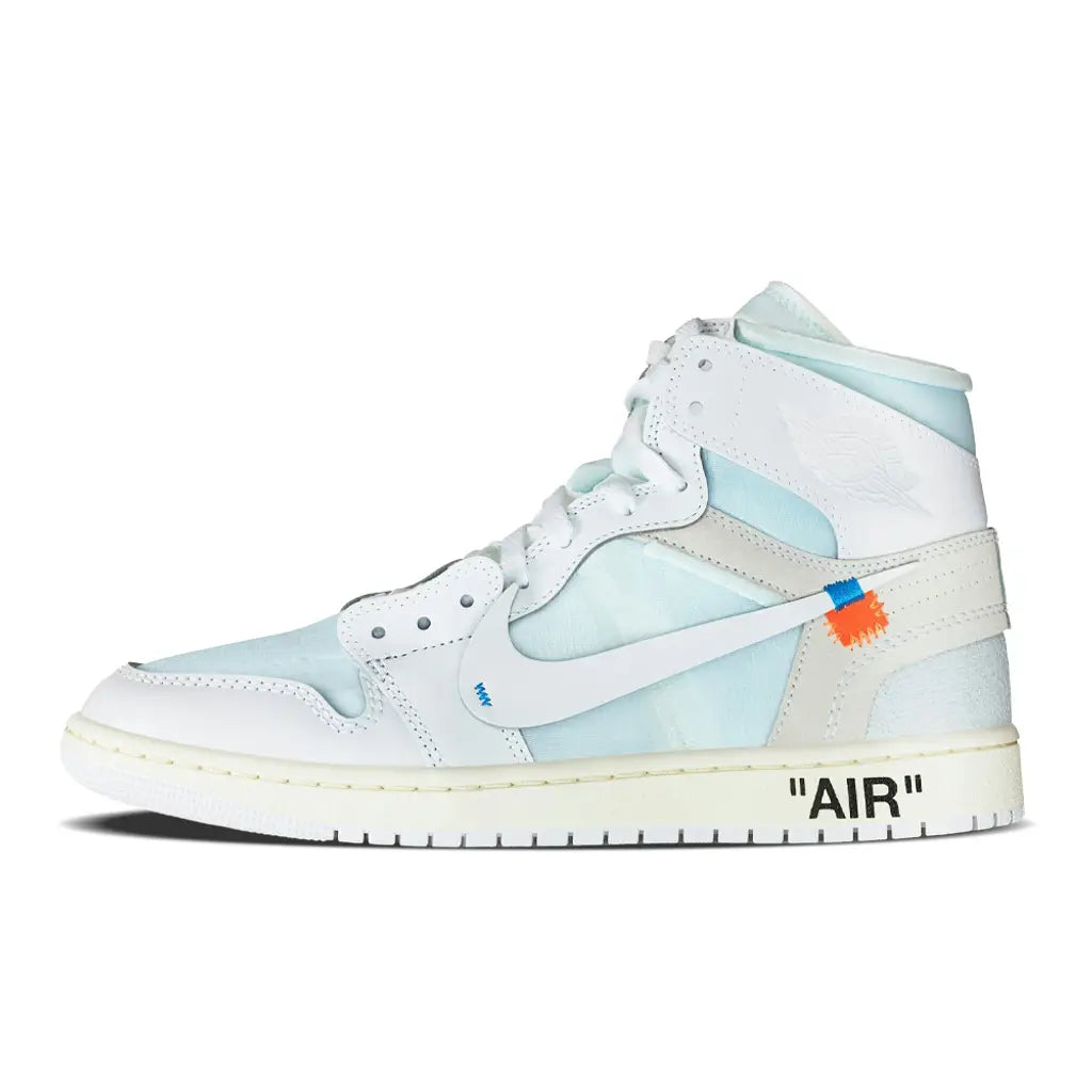 Off-White x Air Jordan 1 High OG "Alaska" | Official Collab Trainers