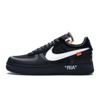 Off-White x Nike Air Force 1 Black – Iconic All-Black Deconstructed Collaboration