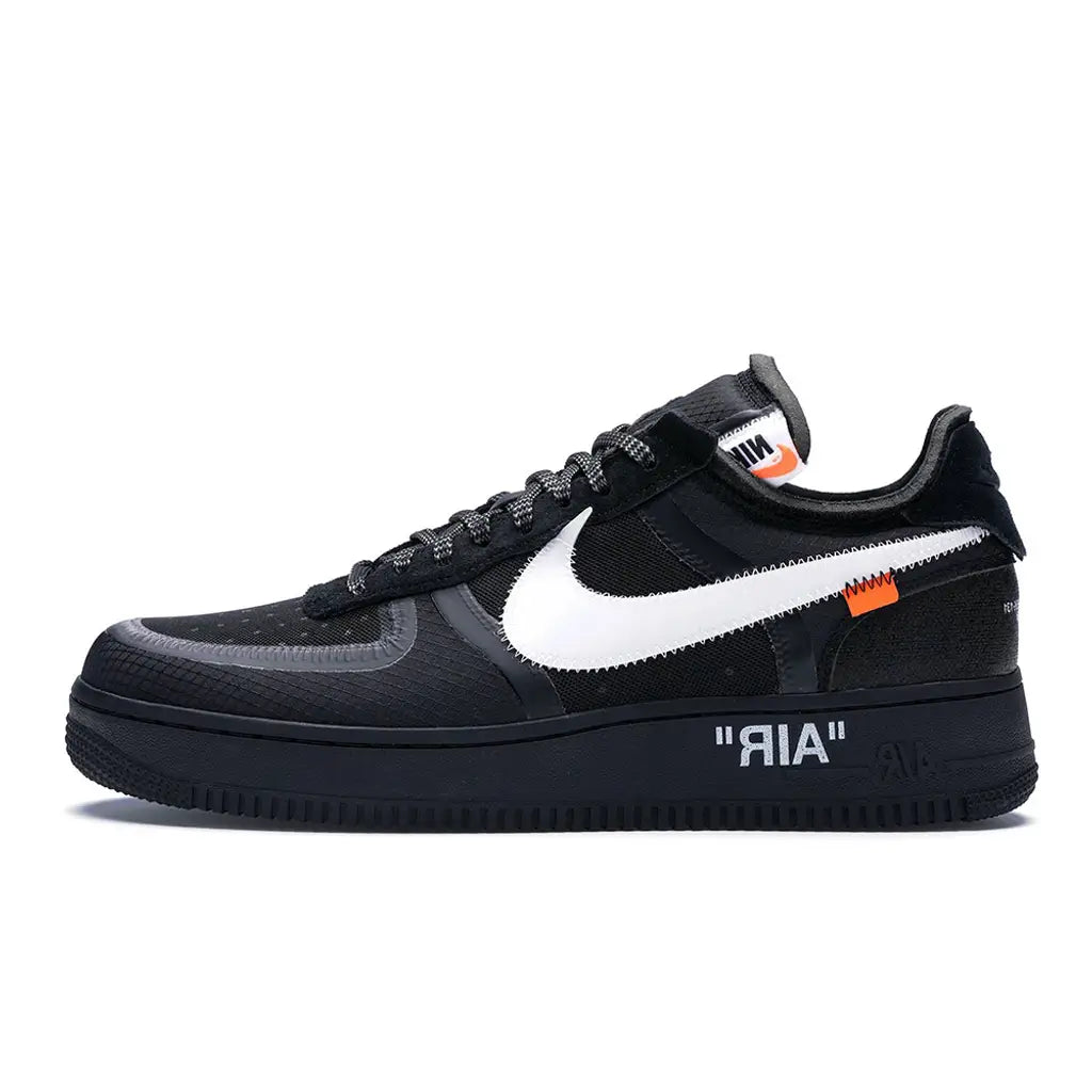 Off-White x Nike Air Force 1 Black – Iconic All-Black Deconstructed Collaboration