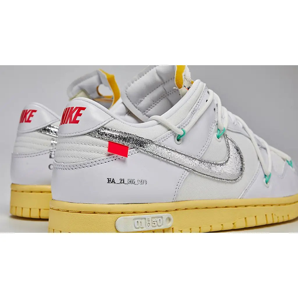 Off-White x Nike Dunk Low White Lot 1 | The 50 Collection | Premium Limited Edition Sneakers