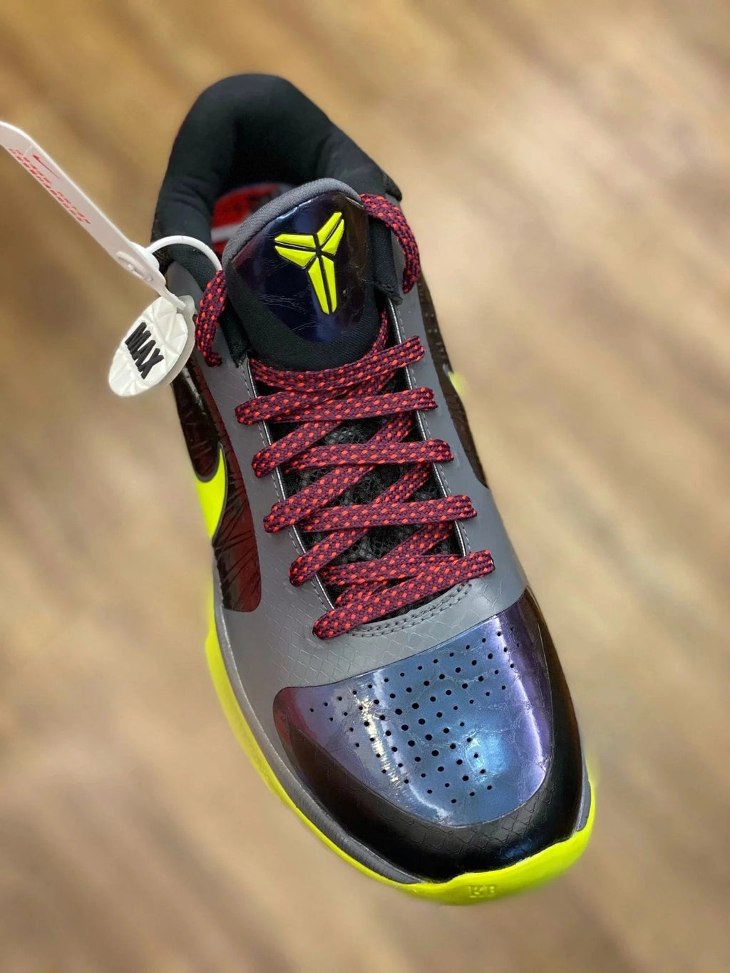 NBA 2K20 x Kobe 5 Protro Chaos Alternate Trainers – Dark Grey Volt Purple Sneakers