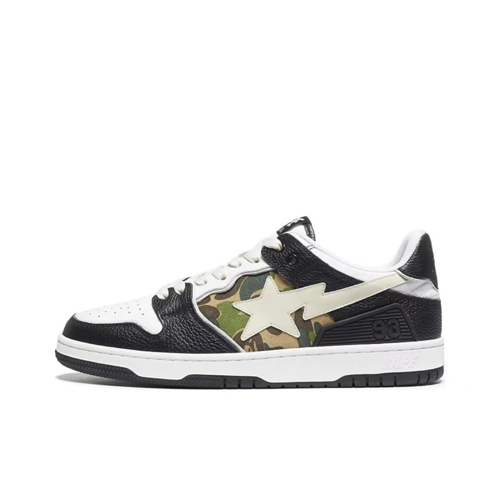 BAPE Sk8 Sta ‘Black Camo’ Sneakers – Iconic Streetwear Skate Trainers