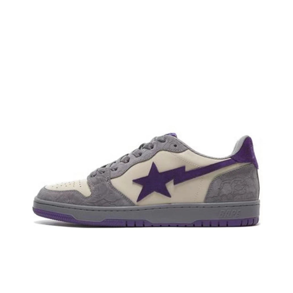 BAPE Court Sta ‘Royal Purple’ Sneakers – Premium Streetwear Low-Tops