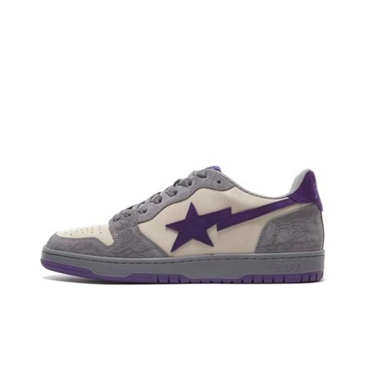 BAPE Court Sta ‘Royal Purple’ Sneakers – Premium Streetwear Low-Tops