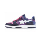 BAPE Sk8 Sta #2 M1 ‘Purple’ Sneakers – Bold Streetwear Skate Low-Tops