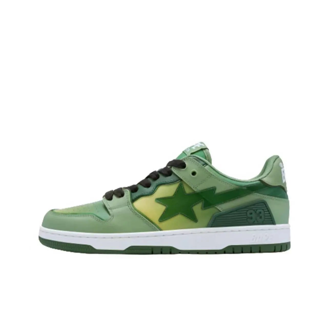 BAPE Sk8 Sta #5 ‘Green Gradient’ Sneakers – Streetwear Skate Trainers