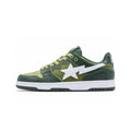 BAPE Sk8 Sta #2 M1 ‘Green’ Sneakers – Bold Streetwear Skate Low-Tops