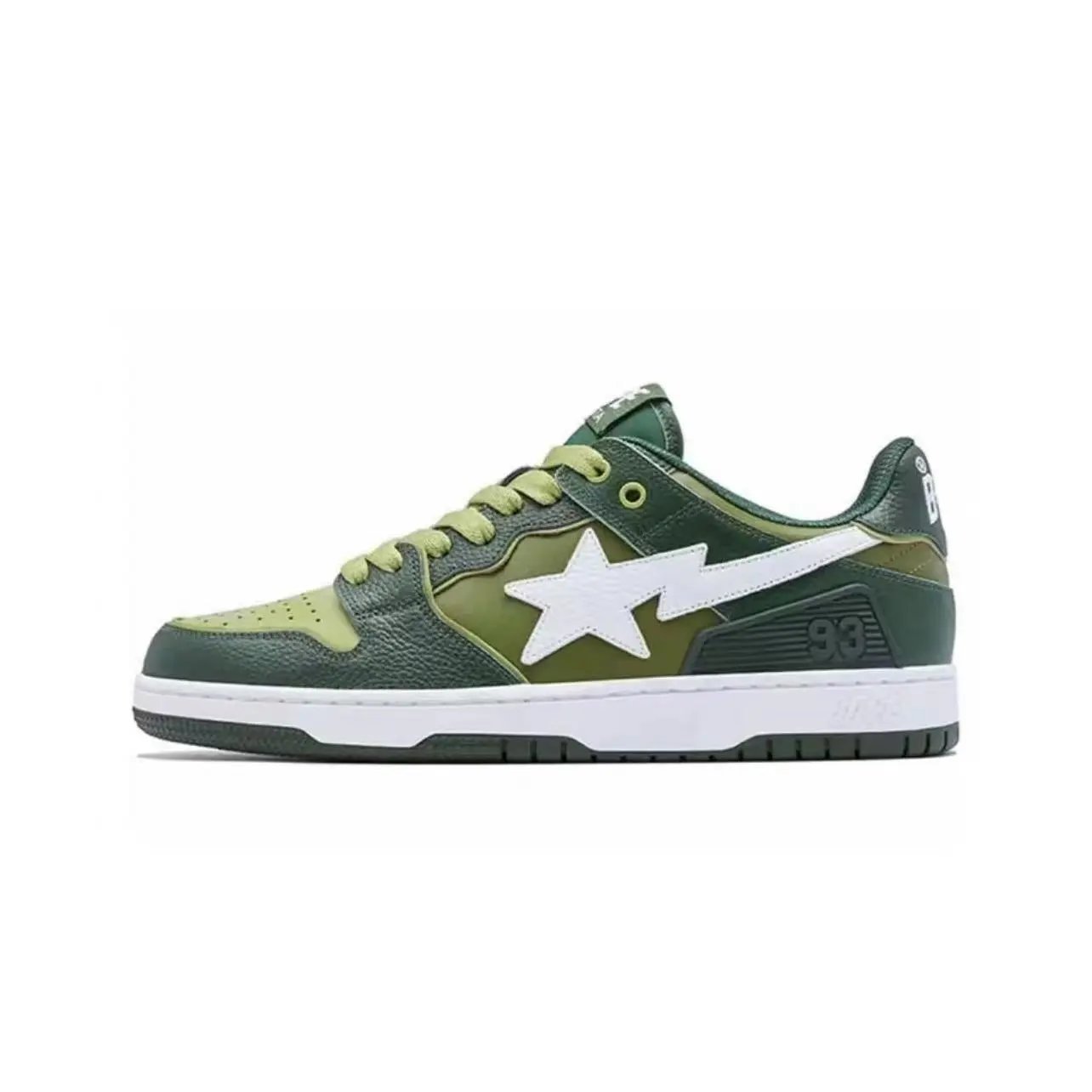 BAPE Sk8 Sta #2 M1 ‘Green’ Sneakers – Bold Streetwear Skate Low-Tops