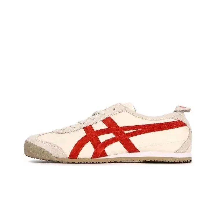 Onitsuka Tiger Mexico 66 Vin ‘Beige White Red’ Sneakers – Retro Lifestyle Trainers