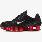 Nike Shox TL x Skepta Black Metallic Silver University Red – Statement Colourway