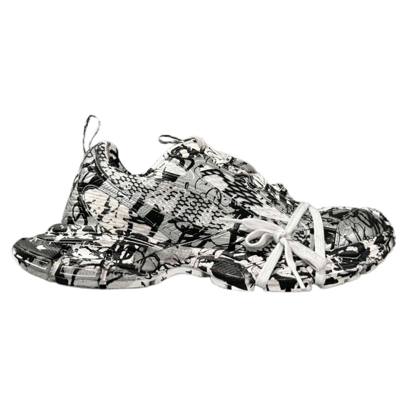 Balenciaga 3XL Extreme Graffiti White Black Sneakers | Luxury Trainers UK