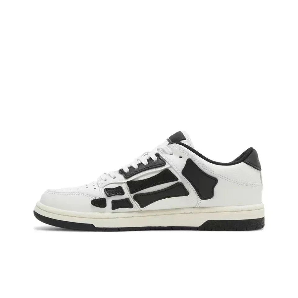AMIRI Skel-Top Low ‘Black/White’ Sneakers – Luxury Streetwear Trainers