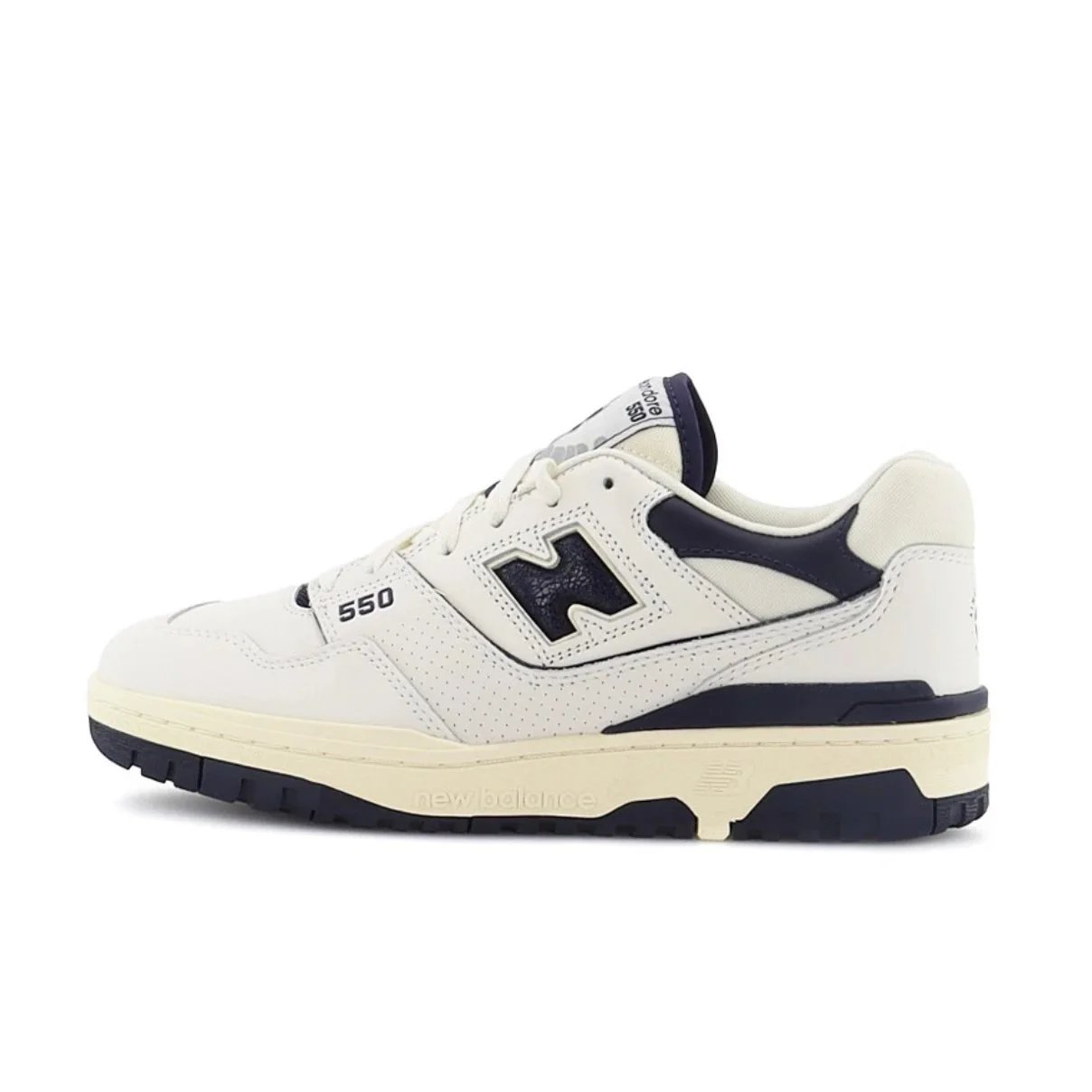 New Balance 550 ‘White Purple’ Trainers – Leather Basketball Sneakers