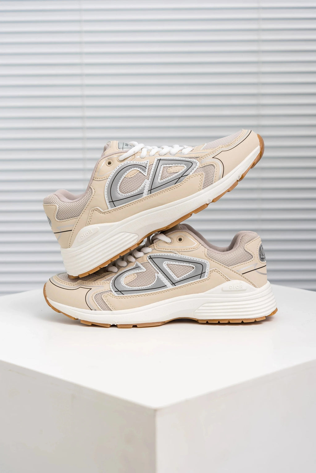 Dior B30 ‘Cream’ Sneakers – Luxury Performance Runner Trainers