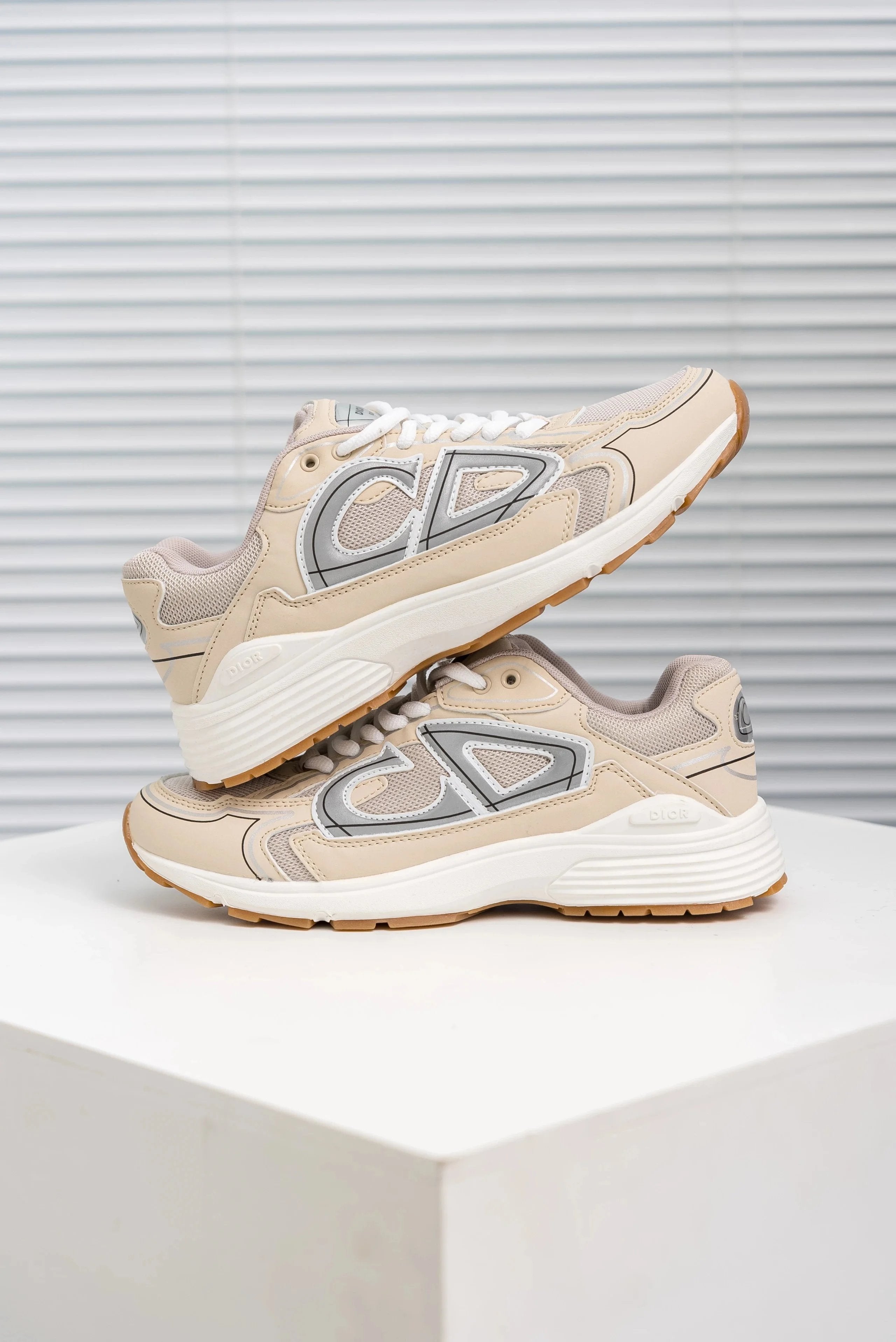 Dior B30 ‘Cream’ Sneakers – Luxury Performance Runner Trainers