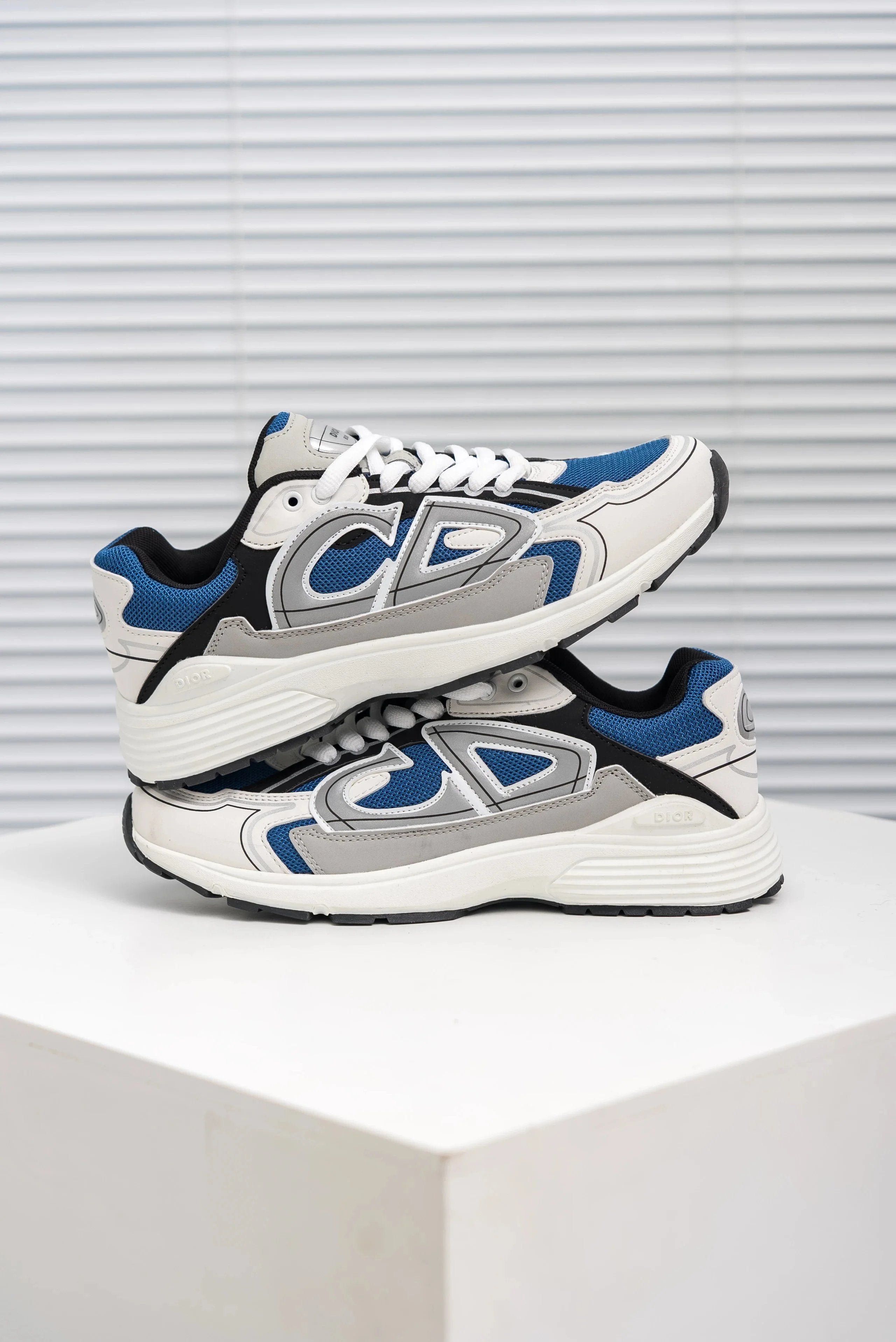 Dior B30 ‘Blue Grey’ Sneakers – Luxury Performance Runner Trainers