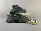 Balenciaga Triple S Sneaker 'Faux Fur - Black' | Luxury Designer Trainers UK