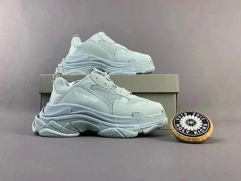 Balenciaga Unisex Triple S Blue Grey Trainers | One2One Online