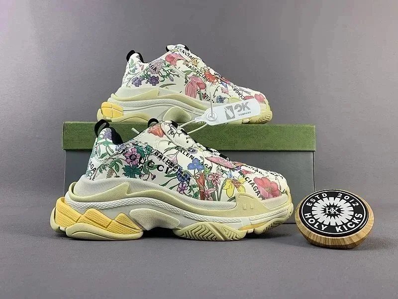 Gucci x Balenciaga Wmns Triple S The Hacker Project Floral | Luxury Trainers