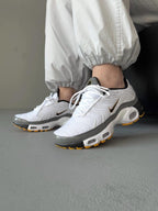 Nike Air Max TN White Grey Orange Trainers – Tuned Air Cushion Sneakers