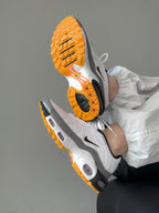 Nike Air Max TN White Grey Orange Trainers – Tuned Air Cushion Sneakers