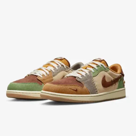 Zion Williamson x Nike Air Jordan 1 Retro Low OG Voodoo Trainers – Limited AJ1 Sneakers