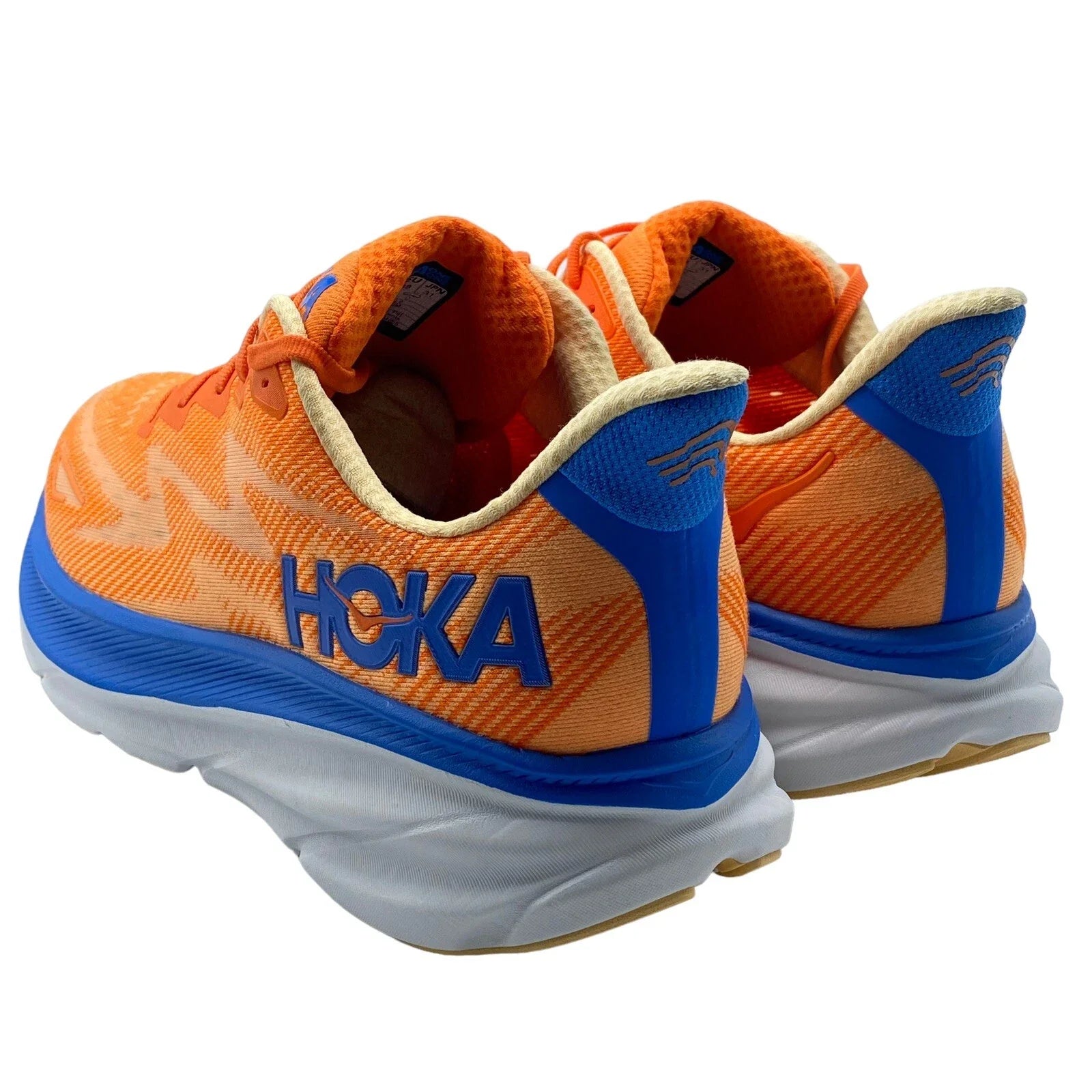 HOKA Clifton 9 Running Shoes – Vibrant Orange / Impala