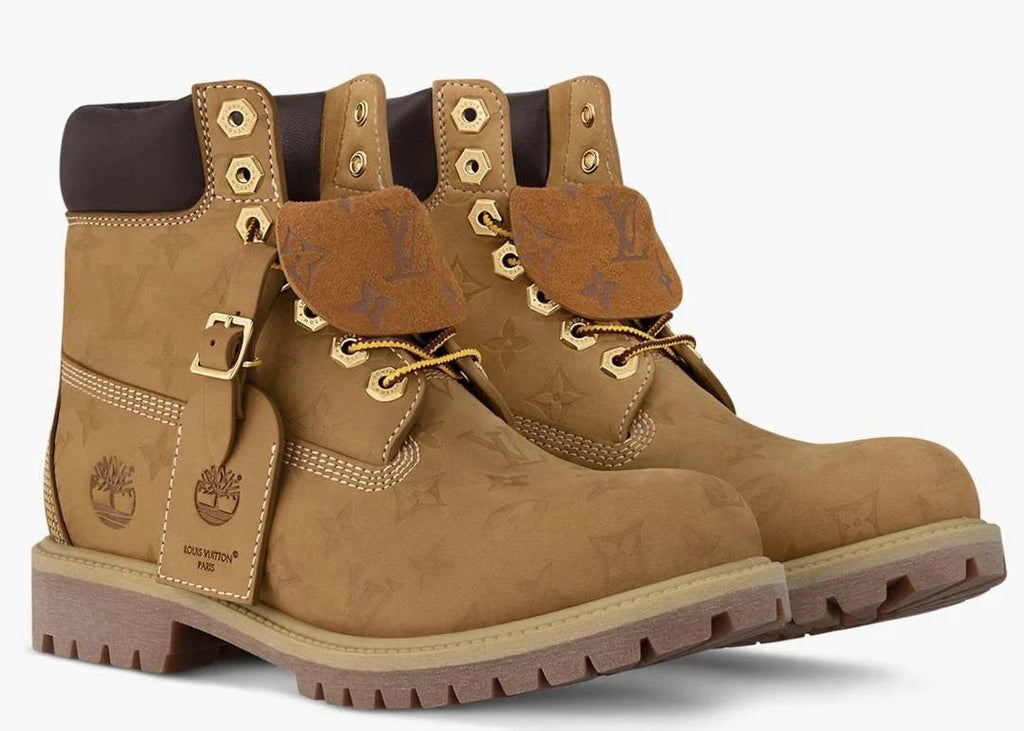 Louis Vuitton x Timberland Monogram 6 Inch Boots | Luxury Workwear Boots