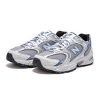 New Balance 530 ‘Steel Blue’ MR530KC Trainers – Blue/Grey Mesh Running Sneakers with ABZORB Cushioning
