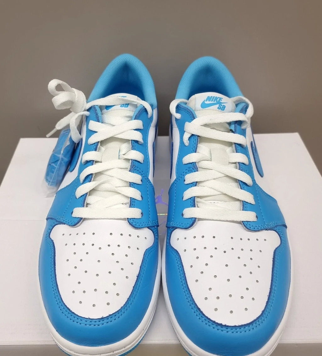 Nike SB x Air Jordan 1 Low QS “UNC” Trainers – University Blue Skate Shoes