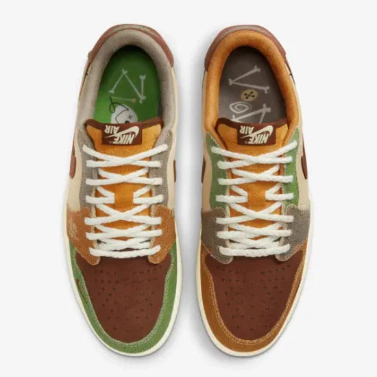 Zion Williamson x Nike Air Jordan 1 Retro Low OG Voodoo Trainers – Limited AJ1 Sneakers