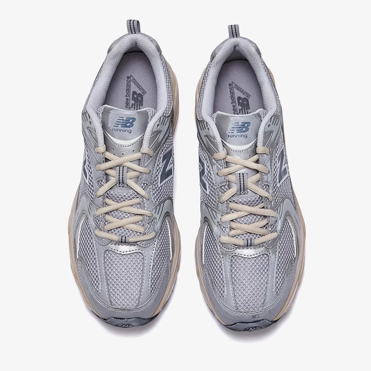 New Balance 530 ‘Silver’ Trainers – Mesh & ABZORB Cushioning (MR530VS)