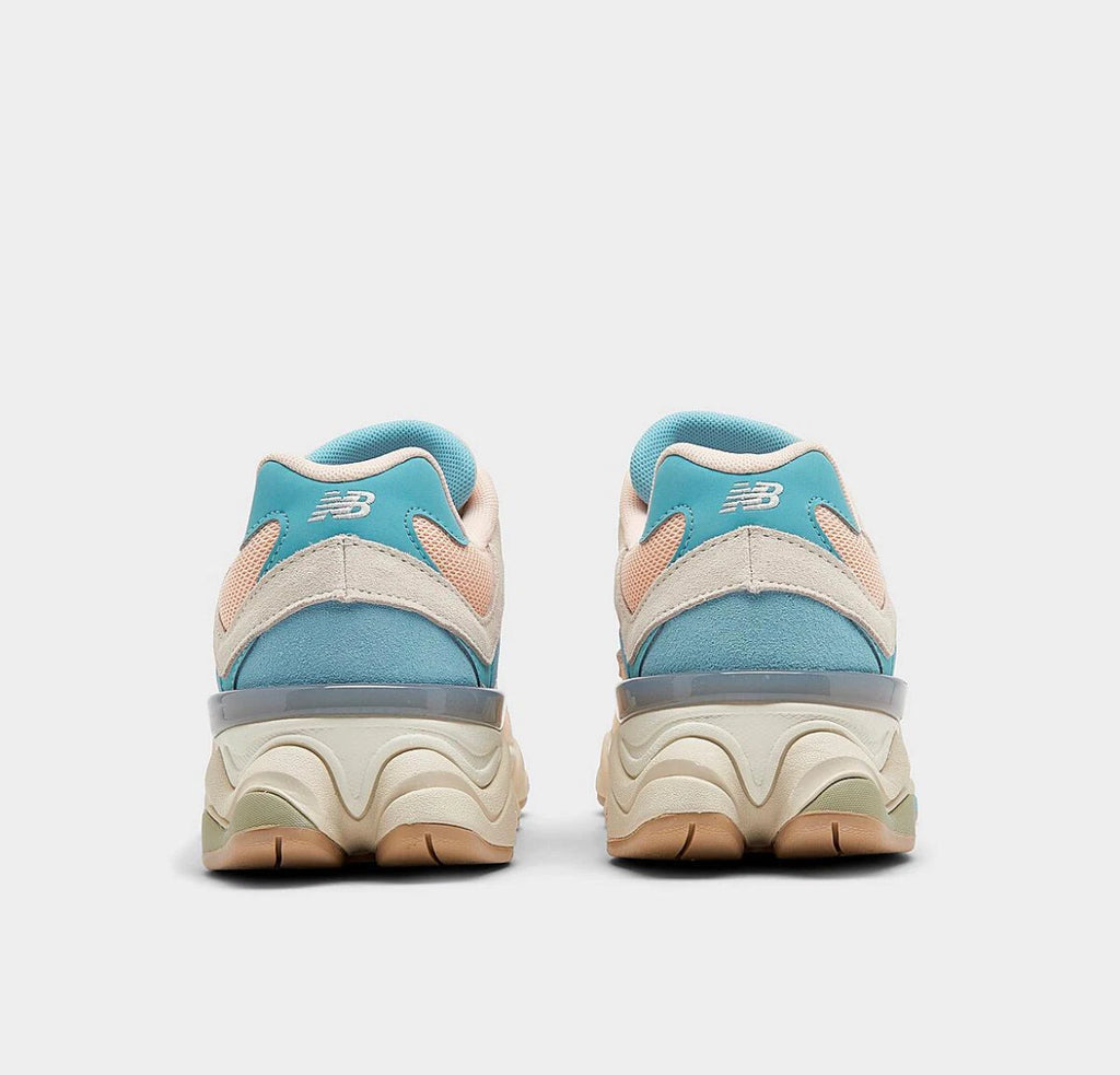 New Balance 9060 ‘Festival Pack Blue’ Sneakers – Chunky Mesh & Suede Trainers with ABZORB & SBS Cushioning