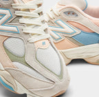 New Balance 9060 ‘Festival Pack Blue’ Sneakers – Chunky Mesh & Suede Trainers with ABZORB & SBS Cushioning