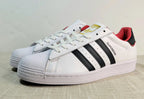 ADIDAS Originals Superstar Love Casual Shoes White Red Black Gold