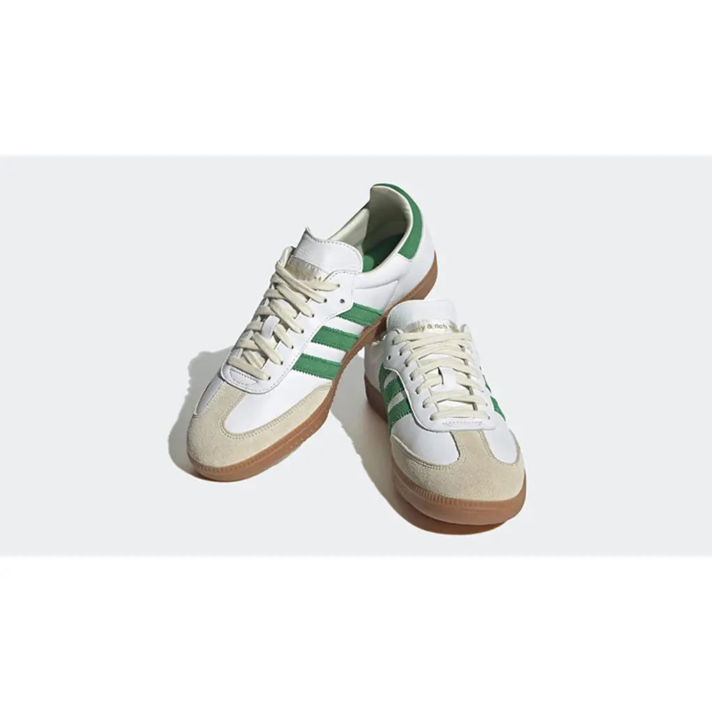 Sporty & Rich x Adidas Samba OG Sneakers – White / Green