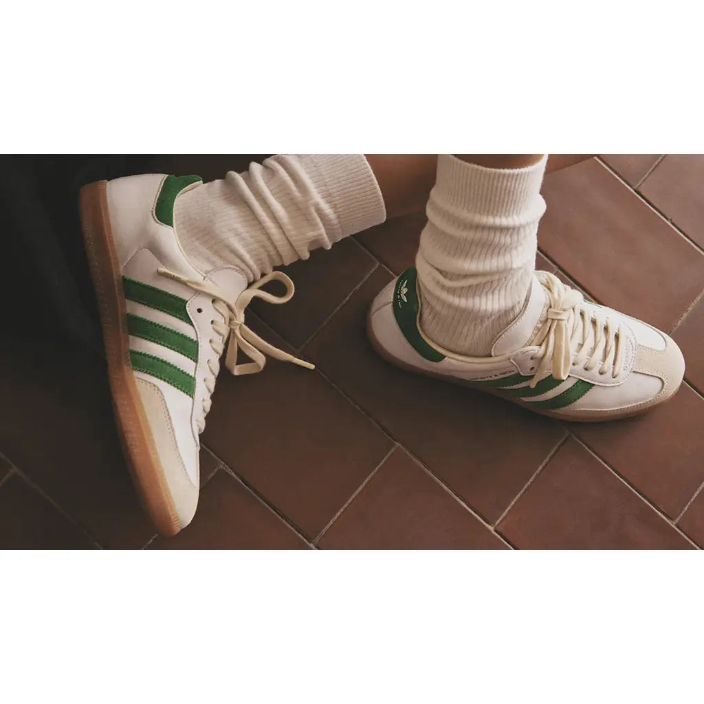 Sporty & Rich x Adidas Samba OG Sneakers – White / Green