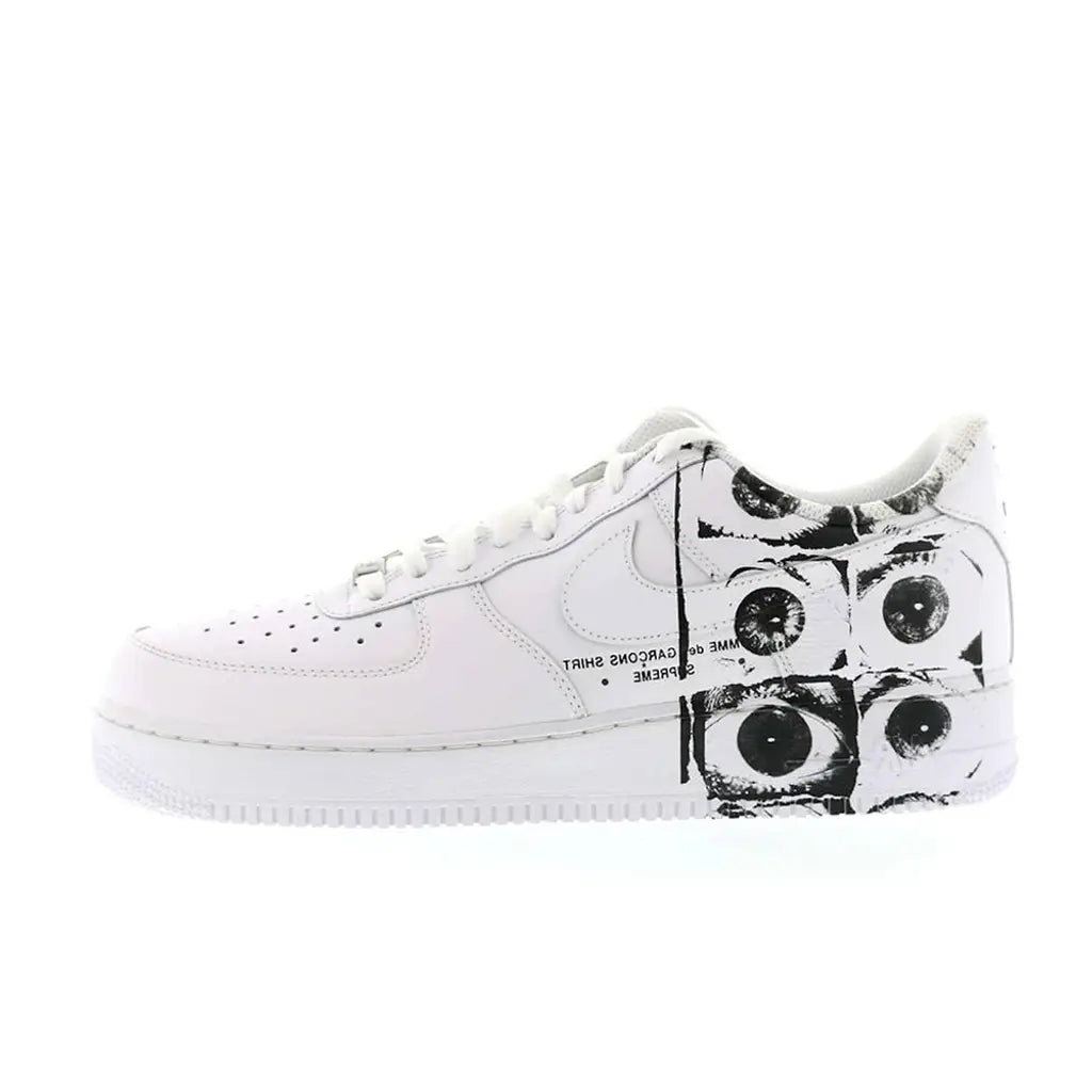 Supreme x Comme des Garçons Shirt x Nike Air Force 1 – Triple Collaboration Sneaker
