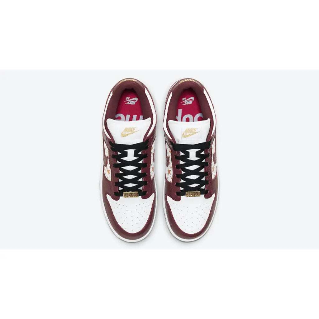 Supreme x Nike SB Dunk Low Stars Barkroot Brown – Limited Edition Skate Sneakers