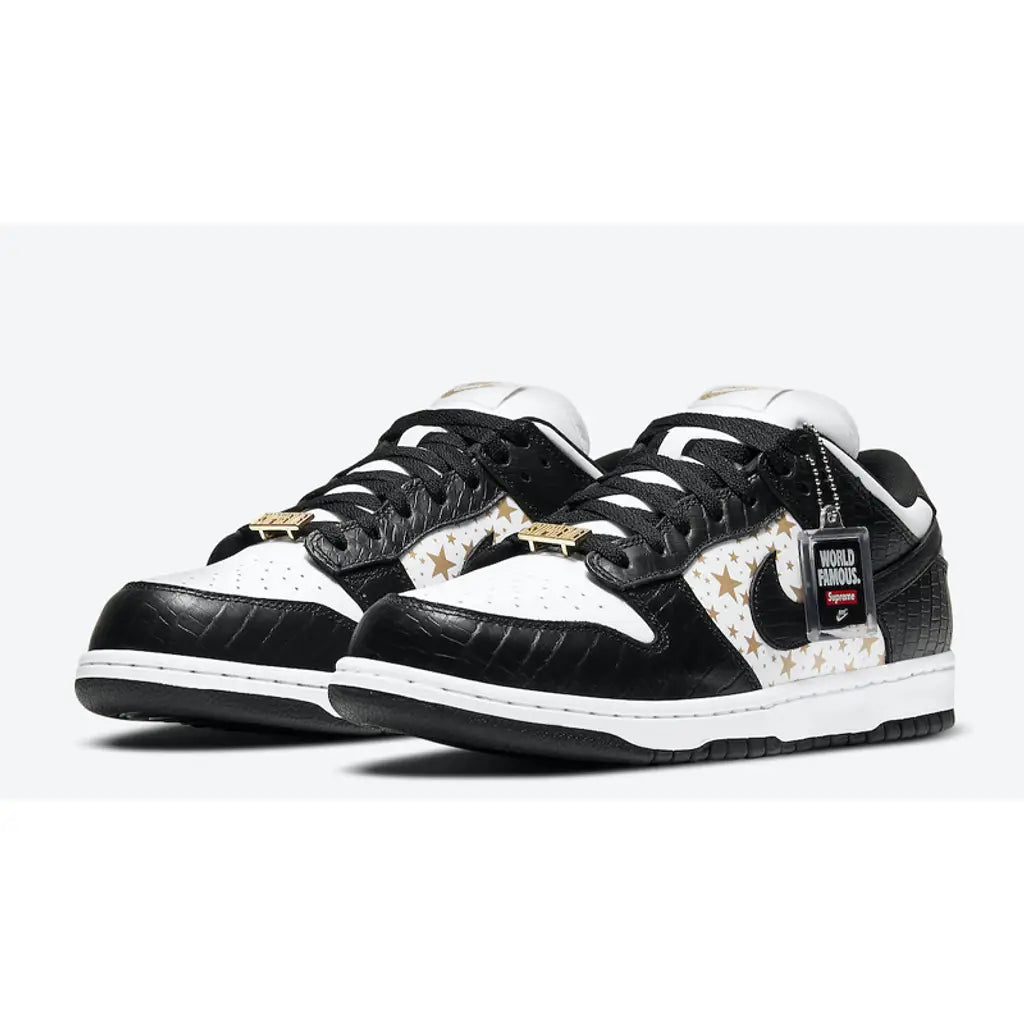Supreme x Nike SB Dunk Low Stars Black – Limited Edition Supreme SB Dunk
