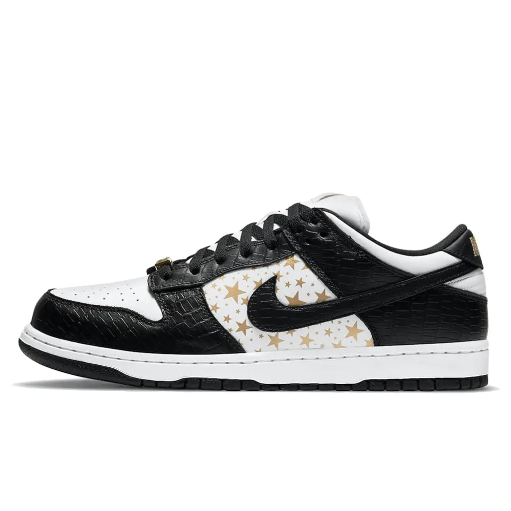 Supreme x Nike SB Dunk Low Stars Black – Limited Edition Supreme SB Dunk