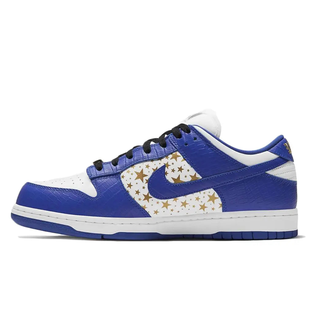 Supreme x Nike SB Dunk Low Stars Hyper Blue – Limited Edition Skate Sneakers