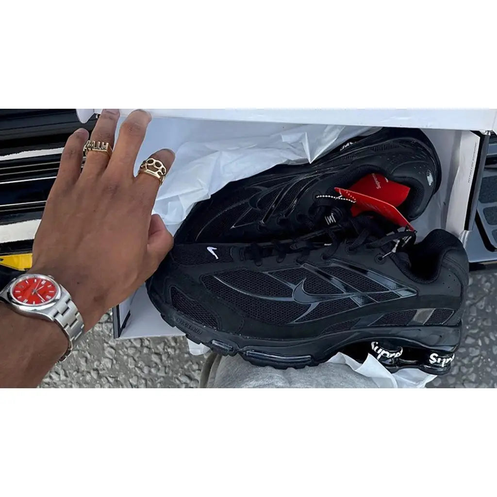 Supreme x Nike Shox Ride 2 Black DN1615-001 – Black Shox Cushioning Trainer
