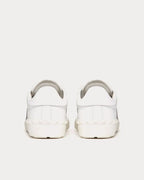 Valentino Open Calfskin ‘White Navy’ Low-Top Sneakers – Luxury Designer Trainers