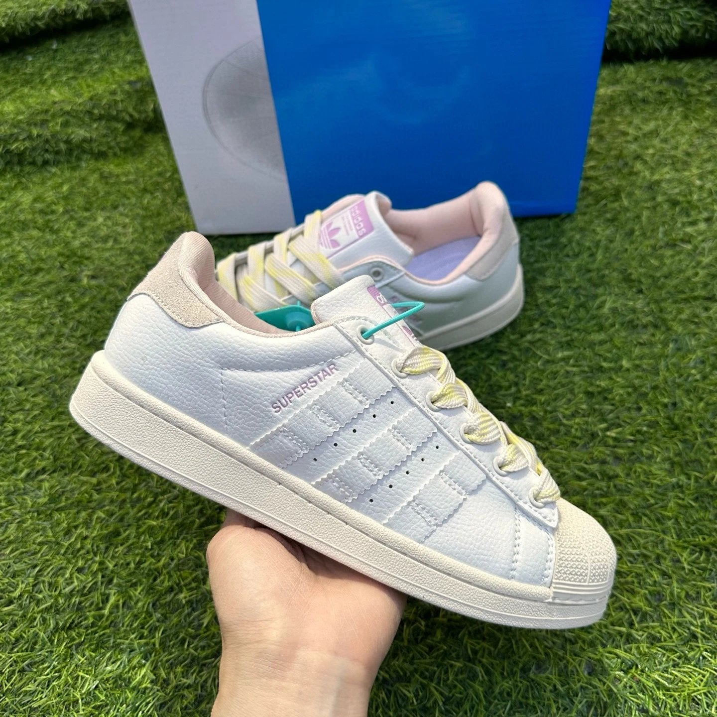 Adidas Originals Superstar II Sneakers – Beige & Off-White