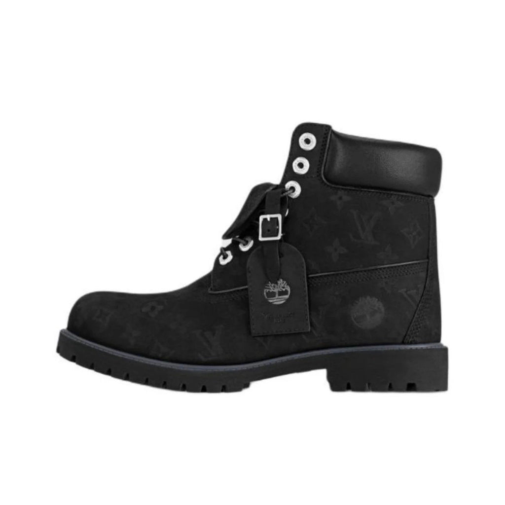 Louis Vuitton x Timberland 6 Inch Ankle Boot ‘Embossed Monogram Black’ | Luxury Boots